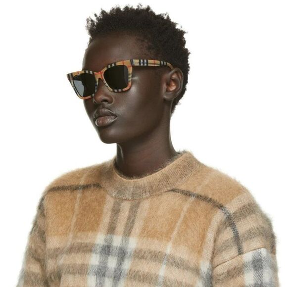 NEW Burberry Elsa BE4346 394487 Brown Grey Women Sunglasses main image 6